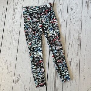 LULULEMON Wunder Under High Rise Culture Clash Women’s  Leggings Size 6